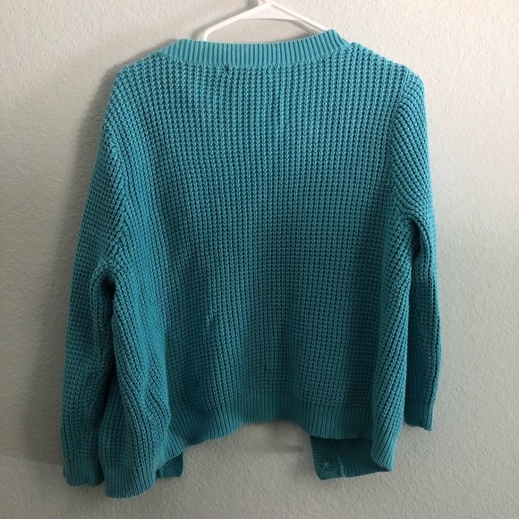 Turquoise sweater - Picture 4 of 5